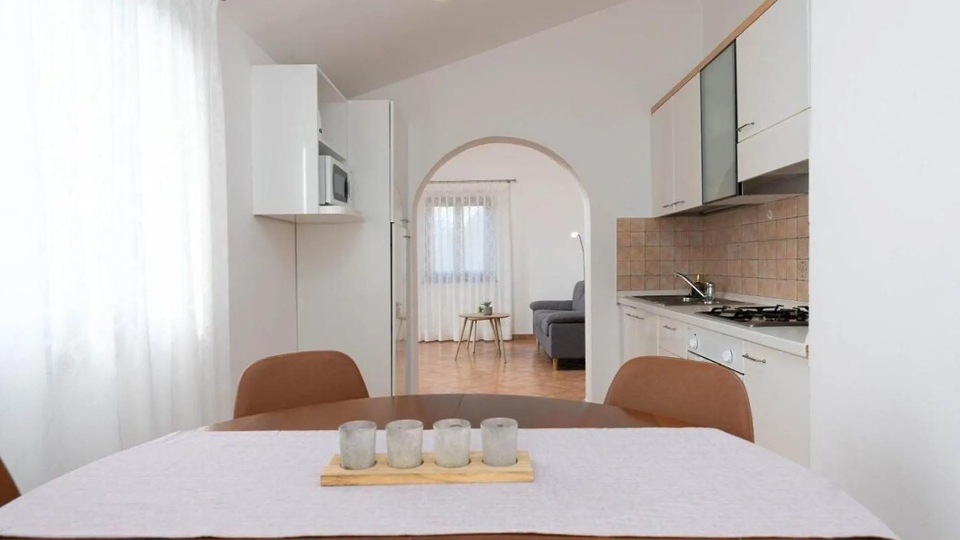 アパート Ferienwohnung Marea 3 Mit Pool Und Meerblick ポレッチ クロアチア
